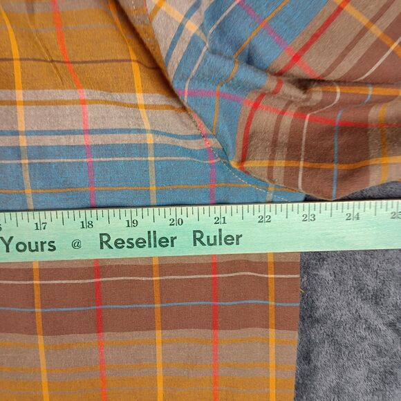 PrAna Shirt Men Medium Brown Button Up Southwestern - Picture 5 of 8